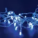 300 LED СТРУННИ СВЕТЛИНИ НА 5 см СИНЬО, АДАПТЕР 31 VDC И МОЖЕЩИ СЕ СВЪРЗИ МАКСИМУМ  2 КОМПЛЕТА IP44 3 м ПРОЗРАЧЕН КАБЕЛ