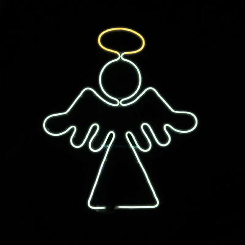 ANGEL 350 ДВОЙНА НЕОНОВА LED ВЪЖЕНА СВЕТЛИНА 3m WW & CW STEADY IP65 560 *640mm 1.5m LEAD КАБЕЛ