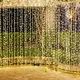 ^ 360 FLASH LED CURTAIN LIGHTS, WW, ADAPT.(31VDC),IP44, 200x200cm, GREEN CABLE