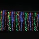 ^ 360 LED ЗАВЕСА СВЕТЛИНИ 20 УЖИЛВАНИЯ х 18 светодиода, MULITCOLOR, ADAP. 31VDC & CONNEC. MAX 2 КОМПЛЕКТ, IP44 200x200cm TRAN / NT КАБЕЛ