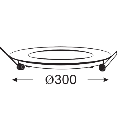 NETTO LED Панел за вграждане Квадратен 26W 6.000K 2050Lm 230V 300mm Ra80