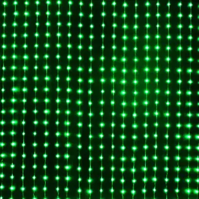 400 RGB LED ИНТЕЛИГЕНТНИ ЗАВЕСИ СВЕТЛИНИ 200 * 200 см ДИСТАНЦИОННО &APP, (MAX3 КОМПЛЕКТА) IP44 5m LED КАБЕЛ