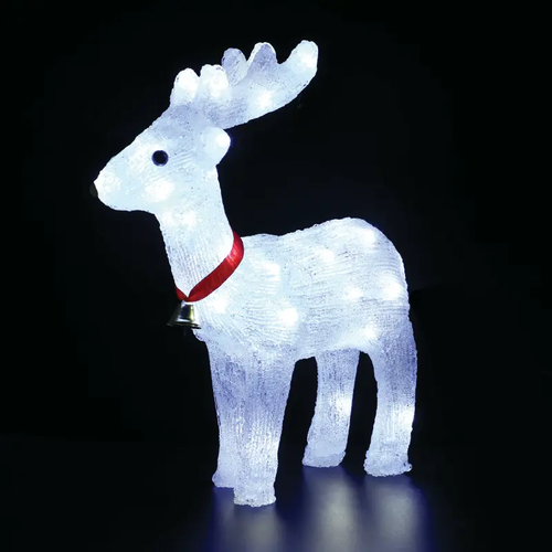 АКРИЛНИ СТОЯЩИ ЕЛЕНИ С ПАНДЕЛКА 40 LED CW IP44 31 * 13,5 * 33 см 30 см ОЛОВЕН КАБЕЛ