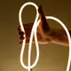 100LED/M LED NEON ROPE LIGHT WARM WHITE STEADY SINGLE SIDE 50m IP44 1.5m CABLE WITH 3 SETS PLUG,CONNECTORS & END CAPS