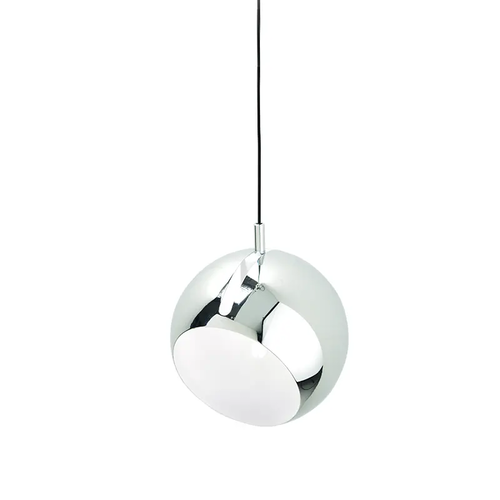 PENDANT 1XE27 METAL CHROME Φ20CM HOSTA