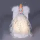 ^ DECO FABRIC ANGEL WITH LED LIGHT 30CM
