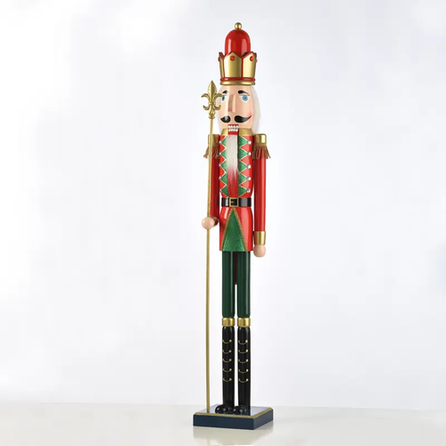 ЛЕШНИКОТРОШАЧКА СЪС СКИПТЪР RED+GOLD 106см