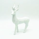 DECORATIVE RESIN REINDEER WHITE 25cm