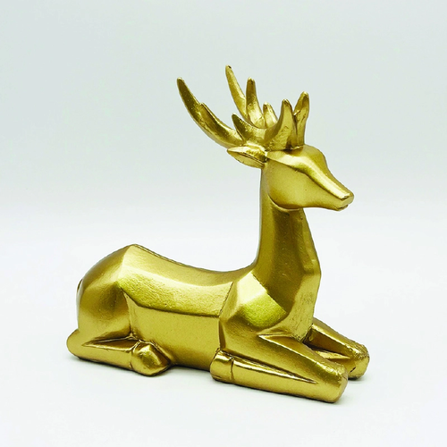 ДЕКОРАТИВНА СМОЛА REINDEER GOLD 15см