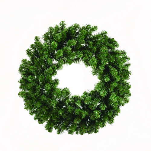 CHRISTMAS WREATH PVC 76CM DIAM.