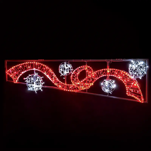 ЛЯВА ЛЕНТА С ТОПКИ 512 LED УЛИЦА ПОЛЮС МОТИВ 6m 2-ТЕЛЕНО ВЪЖЕ СВЕТЛИНА 16m НИЗ СВЕТЛИНИ WW &CW СТАБИЛНО IP65 200x60cm 1.5m LEAD КАБЕЛ