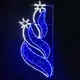2 ВИТЛЕЕМ ЗВЕЗДИ НАДЯСНО 628 LED УЛИЦА ПОЛЮС МОТИВ 15m 2-ТЕЛЕНО ВЪЖЕ СВЕТЛИНА 9,6 м НИЗ СВЕТЛИНИ СИНЬО &CW СТАБИЛНО IP65 180x80cm 1.5m LEAD КАБЕЛ