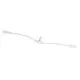 CABLE WHITE CONNECTOR FOR MOTIF 2-WIRE ROPE LIGHT (1 TO 1), IP44, 0.5m