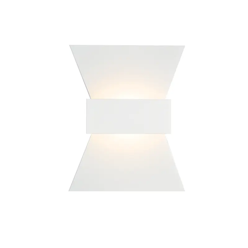 WALL MOUNTED LED 6W 3000K ALUMINUM WHITE 20Χ16Χ7CM ELEGANT