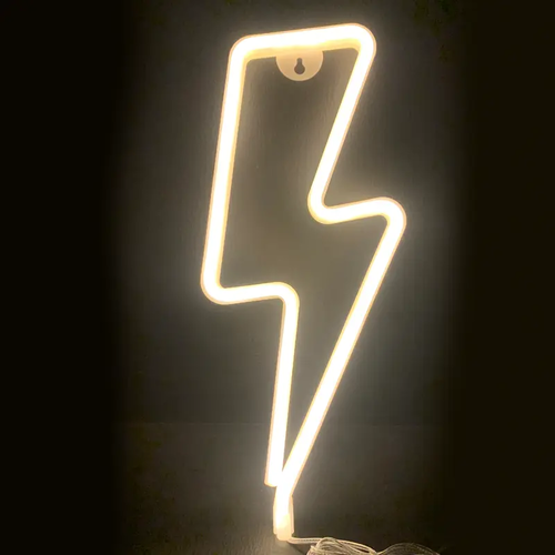 ^ФЛАШ, 98 NEON LED СВЕТЛИНИ С БАТЕРИЯ (3xAA)/USB, WW, IP20, 34x2x13cm