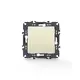 PRIME 1-КЛЮЧОВ 2-ПОЛЮСЕН ПРЕВКЛЮЧВАТЕЛ БЕЗ ВИНТОВЕ 1P 10AX 250VAC IP20 СЛОНОВА КОСТ