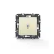 PRIME 1 GANG PUSH BUTTON & LED LAMP SCREWLESS 1P 10A 250VAC IP20 IVORY
