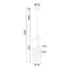 ПЕНДЕЛ LED 16W 3000K 1120LM VENUS ХРОМ МЕТАЛ IP20 15X15XH230CM - изображение 2