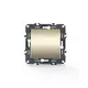 PRIME МЕЖДИНЕН ПРЕВКЛЮЧВАТЕЛ БЕЗ ВИНТОВЕ 1+1P 10AX 250VAC IP20 МАТОВО ШАМПАНСКО