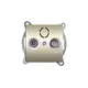 PRIME TV-SAT SOCKET END-LINE MALE & F CONNECTOR SURGE PROTECTION IP20 MATT CHAMPAGNE