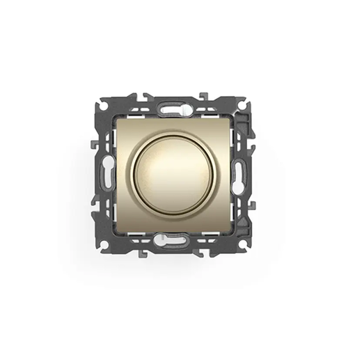 PRIME МУЛТИ ДИМЕР 1 ПОСОКА 1P TRIAC 800VA 250VAC IP20 МАТОВО ШАМПАНСКО