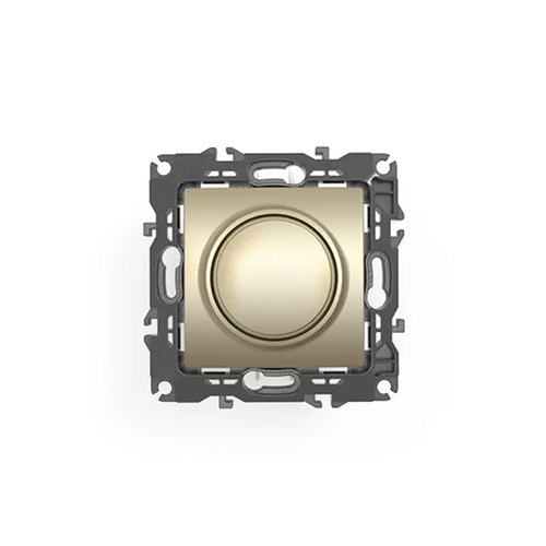 PRIME ДИМЕР 1 ПОСОКА 1P TRIAC 300VA 250VAC IP20 МАТОВО ШАМПАНСКО
