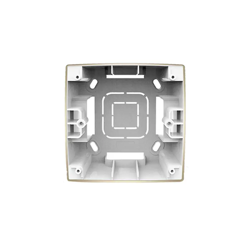 PRIME 1 GANG SURFACE MOUNTING BOX IP20 MATT CHAMPAGNE