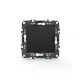 PRIME 2 GANG SHUTTER SWITCH SCREWLESS 1-1P 10AX 250VAC IP20 MATT ANTHRACITE
