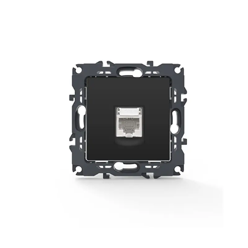 PRIME LAN SOCKET 1xRJ45 CAT6 UTP IP20 MATT ANTHRACITE
