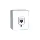 MURATA LAN КОНТАКТ ЗА СТЕНЕН МОНТАЖ 1xRJ45 CAT6 UTP IP20 БЯЛ
