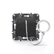 PRIME PUSH BUTTON CORD SWITCH SCREWLESS 1P 10A 250VAC IP20 ANTHRACITE