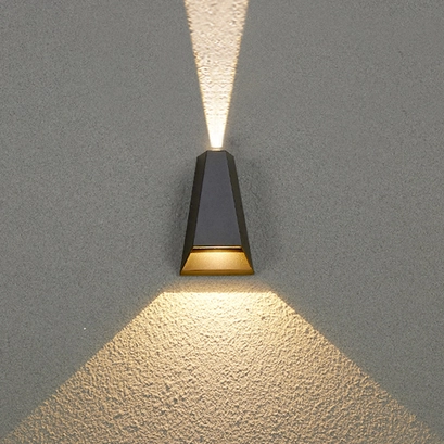 LED COB АПЛИК 6W 425LM 30° И 120° 230VAC 3.000K ТЪМНО СИВ CRI80 IP54 30.000HRS