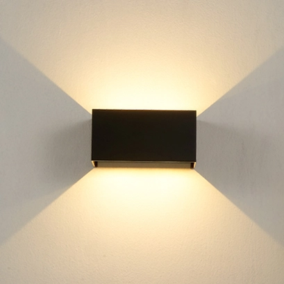 ^LED SMD WALL LUMINAIRE 12W 860LM 0-120° 230VAC 3.000K DARK GREY CRI80 IP54 30.000HRS