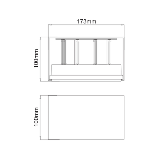 ^LED SMD WALL LUMINAIRE 12W 860LM 0-120° 230VAC 3.000K DARK GREY CRI80 IP54 30.000HRS - изображение 3