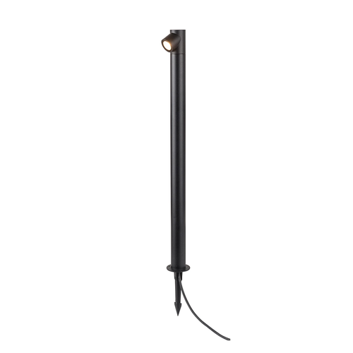 ^LED COB СТЪЛБОВО ОСВЕТИТЕЛНО ТЯЛО И ШИП 5W 240LM 50° 230V AC 3.000K ТЪМНО СИВО CRI80 IP65 30.000HRS