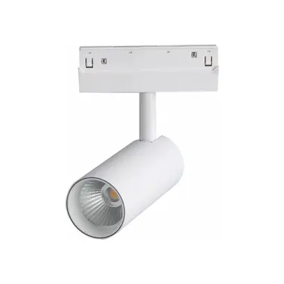 МАТОВО БЯЛ МАГНИТЕН ПРОЖЕКТОР 48V DC 7W 4000K 600LM 36° OSRAM RA90 Φ50*90MM