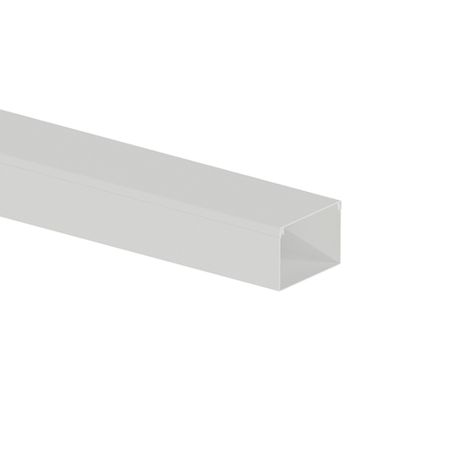 ^CABLE TRUNKING 40X25mm WITHOUT ADHESIVE TAPE WHITE WITH DOUBLE LOCK
