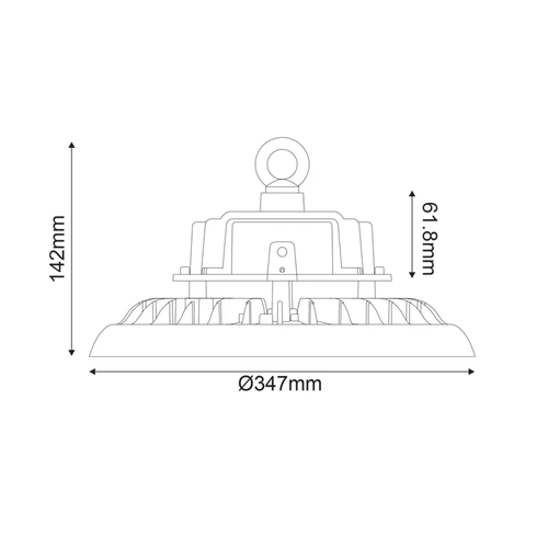 LED КАМБАНА ASTREK DIM 1-10V 200W 30.000LM 5000K 90° 230V AC IP65 Ra>80 50.000HRS - изображение 2