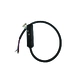 MATTE BLACK ELECTRICAL FEEDER FOR MAGNETIC TRACK 48V DC WITH 0,5M WIRE