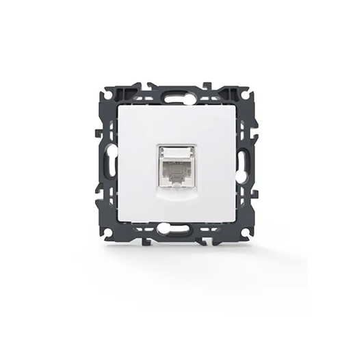 PRIME LAN КОНТАКТ 1xRJ45 CAT6 UTP IP20 БЯЛ