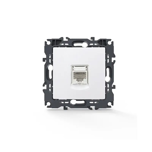 PRIME ТЕЛЕФОНЕН КОНТАКТ 1xRJ11 CAT3 IP20 БЯЛ