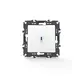 PRIME 1 GANG PUSH BUTTON & LED LAMP SCREWLESS 1P 10A 250VAC IP20 WHITE