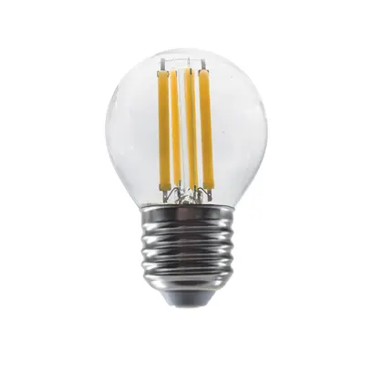 LED ФИЛАМЕНТ E27 G45 6W 6500K 230V AC 780LM RA80 30000H 360°