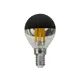 LED ФИЛАМЕНТ E14 DIM G45 ЧЕРЕН 5W 2700K 230V AC 620LM RA80 30000H 180°