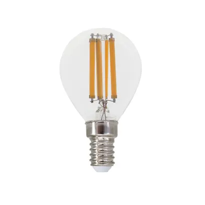 LED ФИЛАМЕНТ E14 G45 6W 6500K 230V AC 780LM RA80 30000H 360°