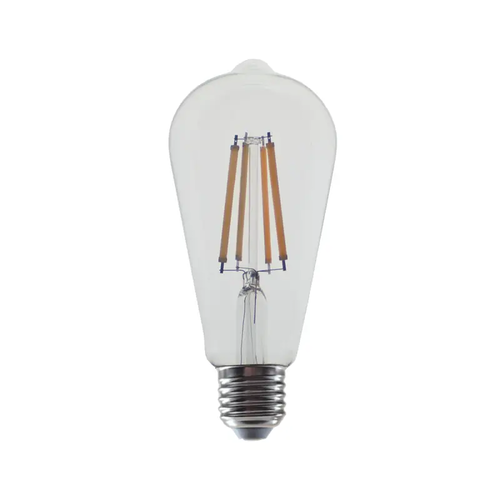 LED ФИЛАМЕНТ E27 ST64 10W 2700K 230V AC 1220LM RA80 30000H 360°