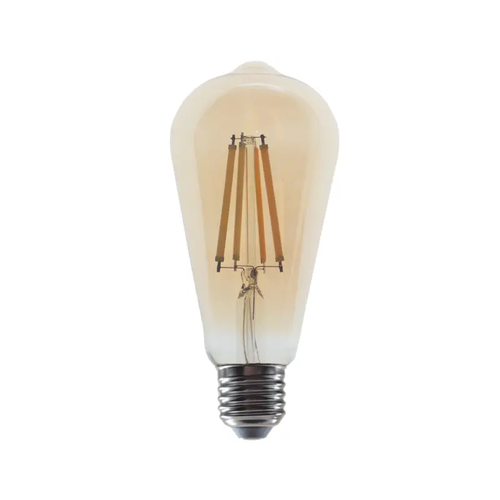 LED ФИЛАМЕНТ E27 ST64 10W КЕХЛИБАР 2700K 230V AC 1160LM RA80 30000H 360°