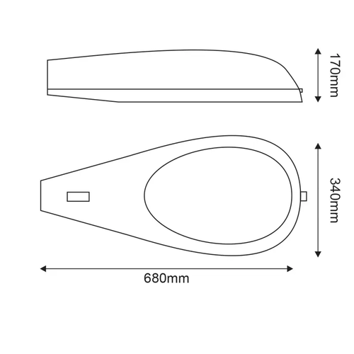 Road light fitting ISRL MBF 125W E27 - изображение 2