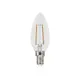 LED ФИЛАМЕНТ E14 C35 2W 4000K 230V AC 260LM RA80 30000H 360°