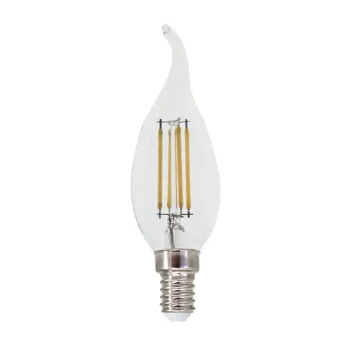 LED FILAMENT E14 C35 4W TIP 4000K 230V AC 490LM RA80 30000H 360°